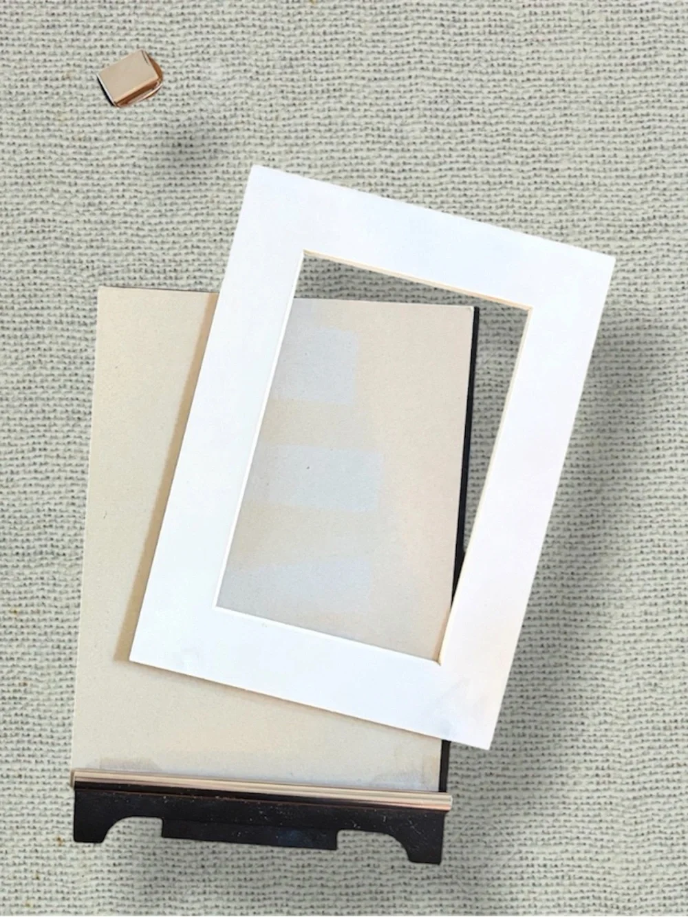 Modern Thick Glass 4x6 Tabletop Picture Frame